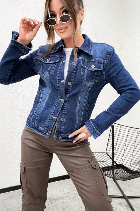 Τζιν μπουφάν GLODANDA, Χρώμα: σκούρο μπλε, IVET.EU - Εκπτώσεις έως -80%