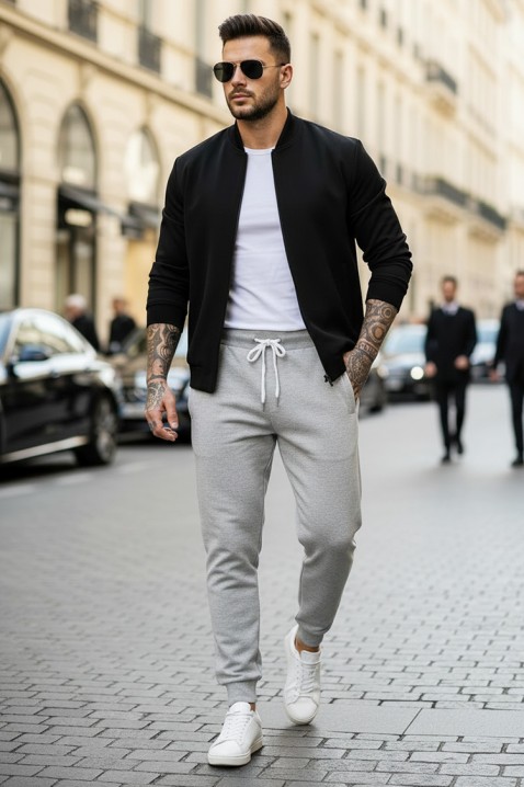 Ανδρικό παντελόνι LORODO GREY, Χρώμα: γκρι, IVET.EU - Εκπτώσεις έως -80%