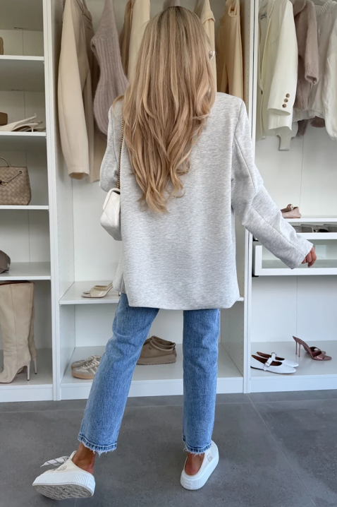 Σακάκι COACHELZA LIGHT GREY, Χρώμα: ανοιχτό γκρι, IVET.EU - Εκπτώσεις έως -80%