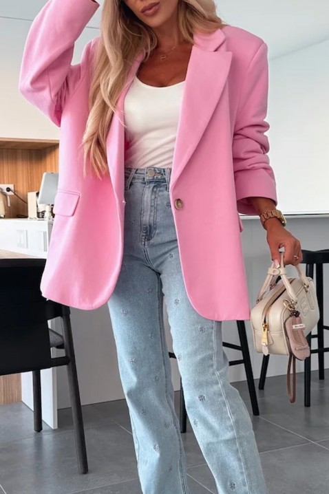 Σακάκι HELZONA PINK, Χρώμα: ροζ, IVET.EU - Εκπτώσεις έως -80%