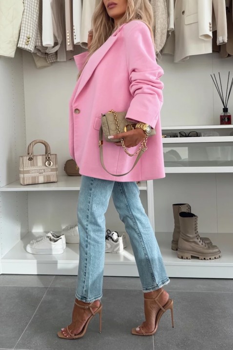 Σακάκι HELZONA PINK, Χρώμα: ροζ, IVET.EU - Εκπτώσεις έως -80%