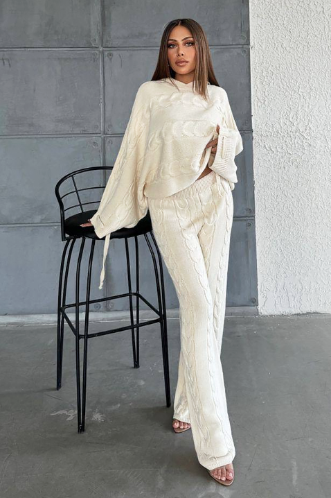 Σύνολο VOLZENA ECRU, Χρώμα: εκρού, IVET.EU - Εκπτώσεις έως -80%