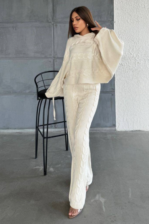 Σύνολο VOLZENA ECRU, Χρώμα: εκρού, IVET.EU - Εκπτώσεις έως -80%