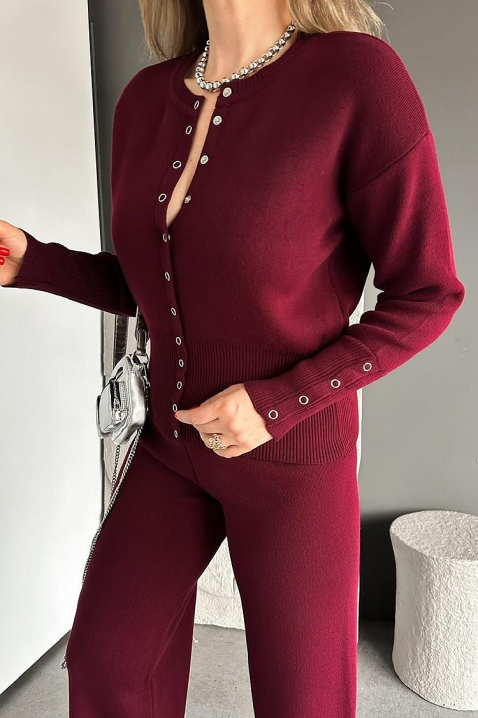 Σύνολο ELZORANA BORDO, Χρώμα: μπορντό, IVET.EU - Εκπτώσεις έως -80%