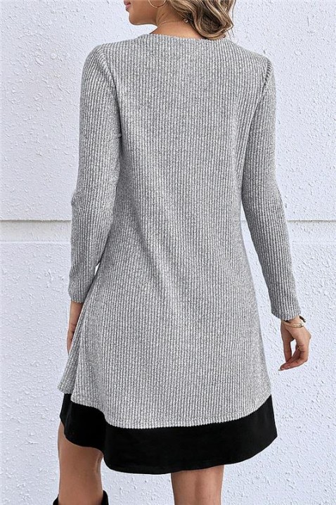 Φόρεμα LIKRENA, Χρώμα: γκρι, IVET.EU - Εκπτώσεις έως -80%