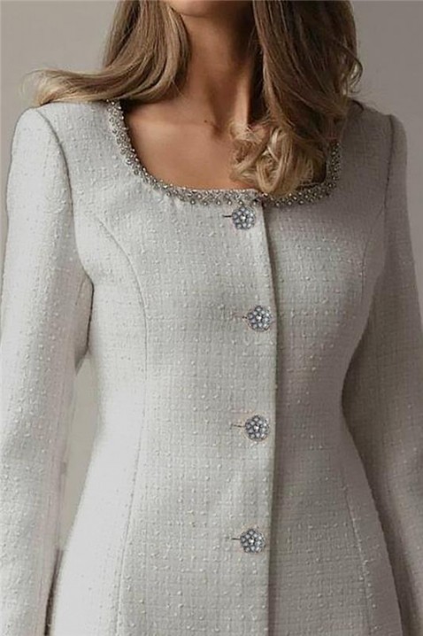 Φόρεμα MIRFELDA WHITE, Χρώμα: άσπρο, IVET.EU - Εκπτώσεις έως -80%