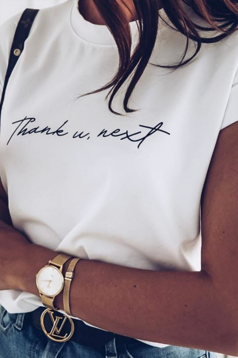 Κοντομάνικο μπλουζάκι RUBIMNZA, Χρώμα: άσπρο, IVET.EU - Εκπτώσεις έως -80%