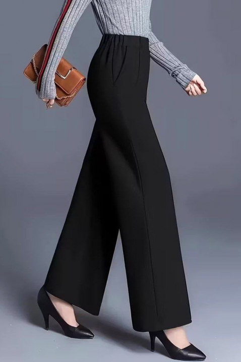 Παντελόνι VIBRALZA, Χρώμα: μαύρο, IVET.EU - Εκπτώσεις έως -80%