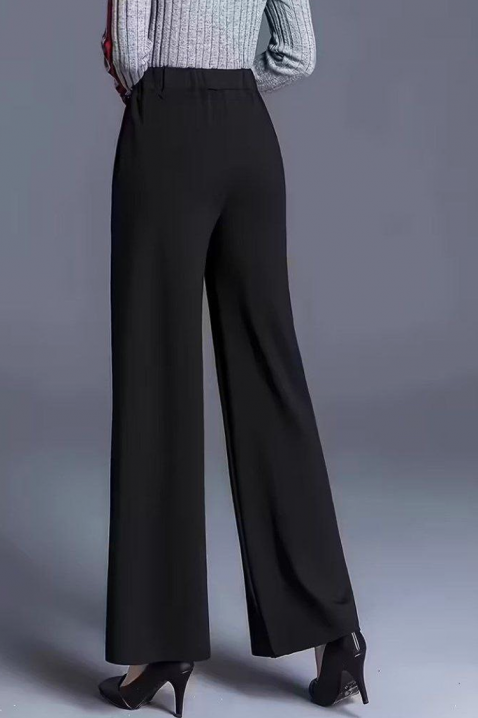 Παντελόνι VIBRALZA, Χρώμα: μαύρο, IVET.EU - Εκπτώσεις έως -80%