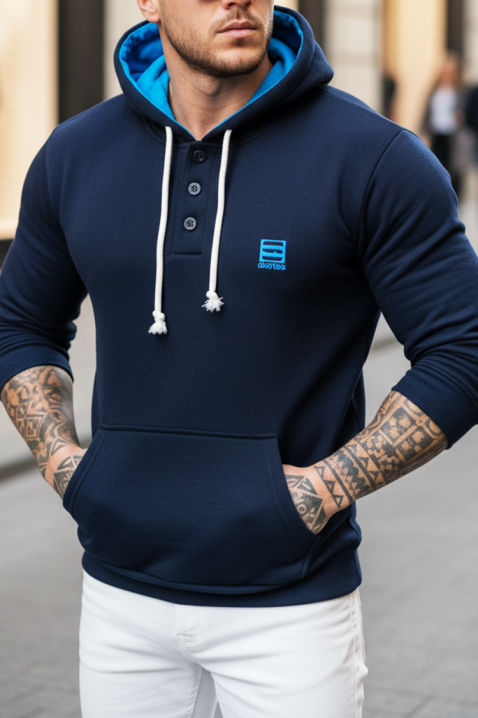 Ανδρικό φούτερ MARFANO, Χρώμα: σκούρο μπλε, IVET.EU - Εκπτώσεις έως -80%