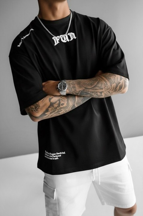 Ανδρικό μπλουζάκι MORTIK, Χρώμα: μαύρο, IVET.EU - Εκπτώσεις έως -80%