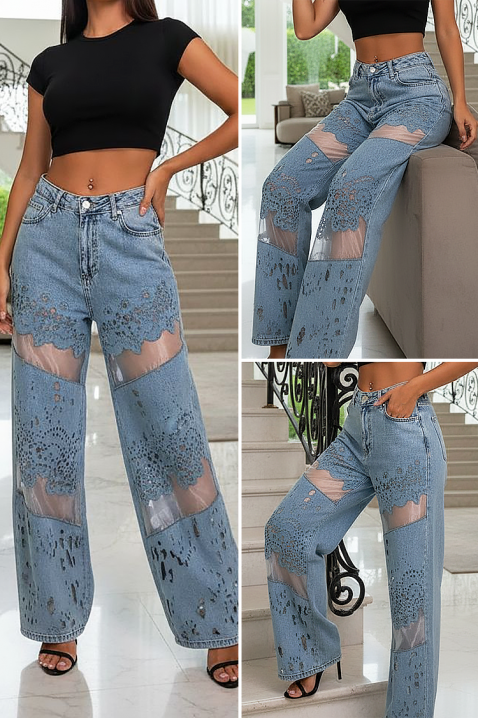 Τζιν IGLANZA, Χρώμα: Γαλάζιο, IVET.EU - Εκπτώσεις έως -80%