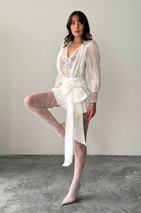 Ολόσωμη φόρμα YANITSA WHITE, Χρώμα: άσπρο, IVET.EU - Εκπτώσεις έως -80%