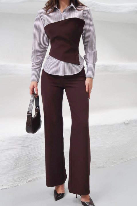 Σύνολο SEROLZA BROWN, Χρώμα: καφέ, IVET.EU - Εκπτώσεις έως -80%