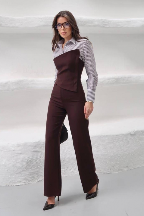 Σύνολο SEROLZA BROWN, Χρώμα: καφέ, IVET.EU - Εκπτώσεις έως -80%