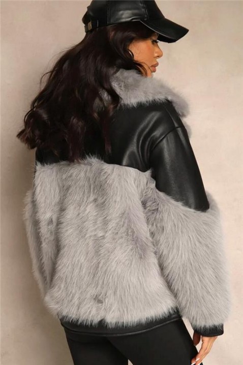 Μπουφάν SELVILDA, Χρώμα: γκρι, IVET.EU - Εκπτώσεις έως -80%