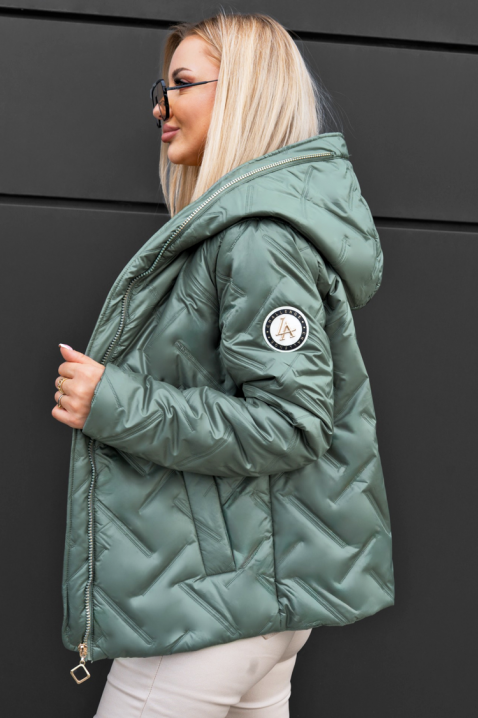 Μπουφάν ADAMELZA KHAKI, Χρώμα: χακί, IVET.EU - Εκπτώσεις έως -80%