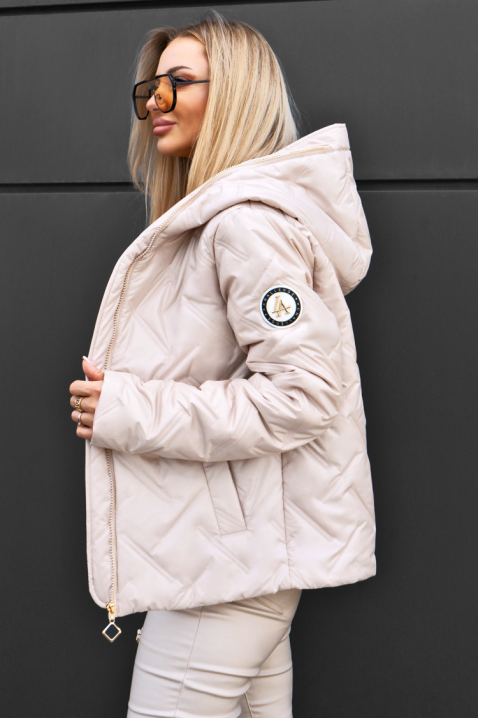 Μπουφάν ADAMELZA BEIGE, Χρώμα: μπεζ, IVET.EU - Εκπτώσεις έως -80%