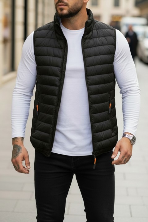 Ανδρικό γιλέκο FORMENO BLACK, Χρώμα: μαύρο, IVET.EU - Εκπτώσεις έως -80%