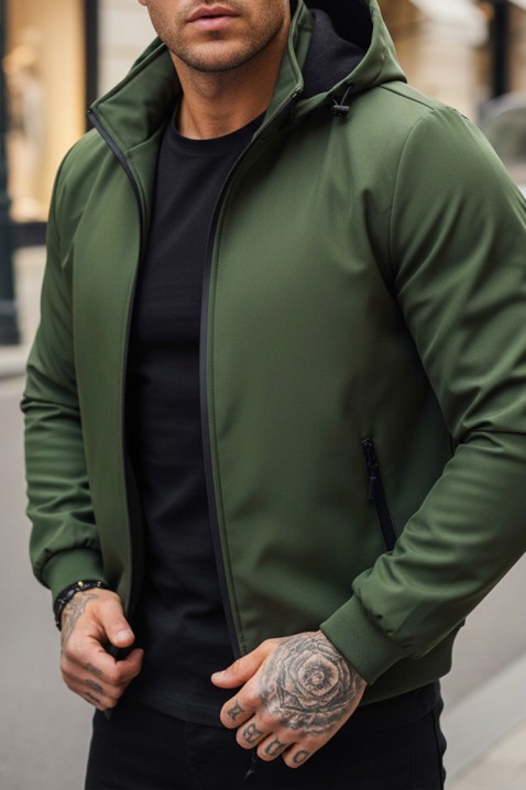 Ανδρικό μπουφάν ROBIKO KHAKI, Χρώμα: χακί, IVET.EU - Εκπτώσεις έως -80%