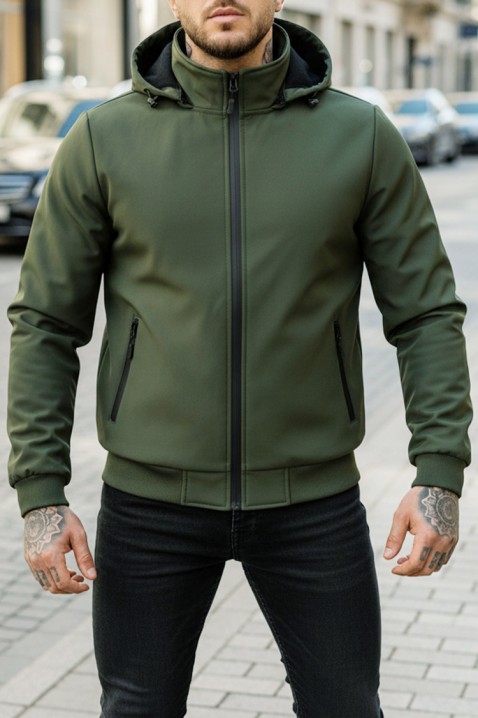 Ανδρικό μπουφάν ROBIKO KHAKI, Χρώμα: χακί, IVET.EU - Εκπτώσεις έως -80%