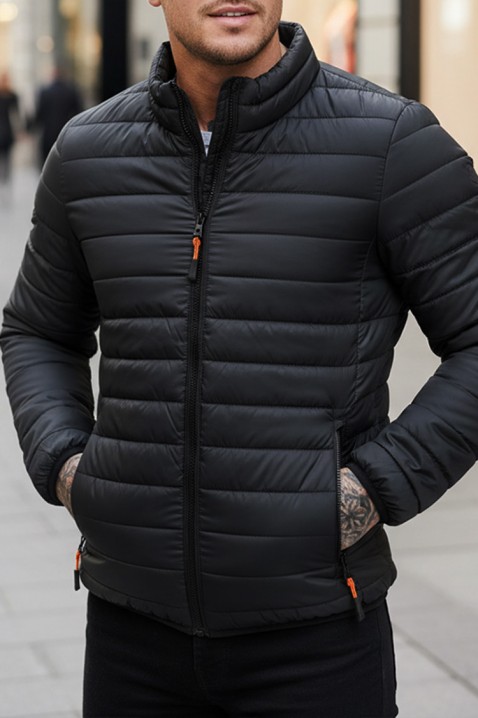 Ανδρικό μπουφάν KOLOMBO BLACK, Χρώμα: μαύρο, IVET.EU - Εκπτώσεις έως -80%