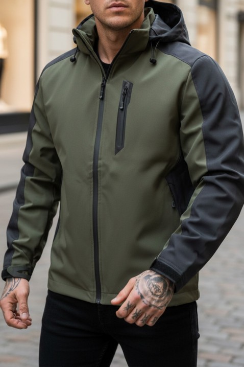 Ανδρικό μπουφάν NIMONO KHAKI, Χρώμα: χακί, IVET.EU - Εκπτώσεις έως -80%