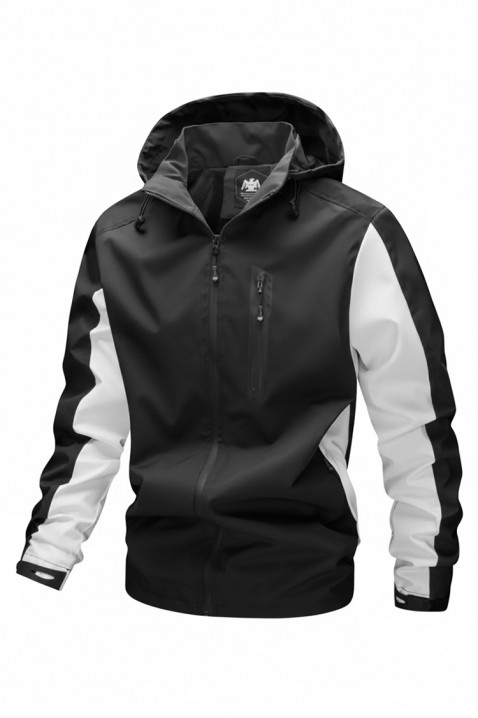 Ανδρικό μπουφάν NIMONO BLACK, Χρώμα: μαύρο, IVET.EU - Εκπτώσεις έως -80%