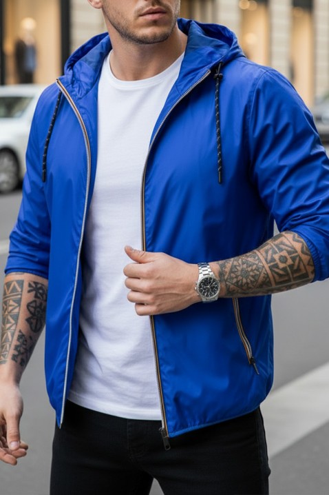 Ανδρικό μπουφάν FAMBOR BLUE, Χρώμα: μπλε, IVET.EU - Εκπτώσεις έως -80%