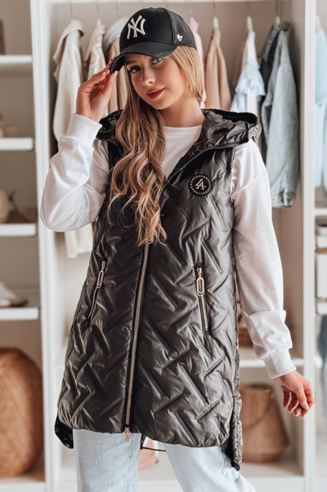 Γιλέκο ZABRINDA BLACK, Χρώμα: μαύρο, IVET.EU - Εκπτώσεις έως -80%