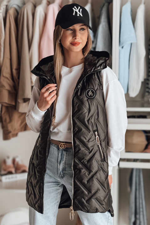 Γιλέκο ZABRINDA BLACK, Χρώμα: μαύρο, IVET.EU - Εκπτώσεις έως -80%