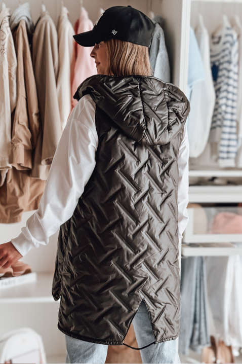 Γιλέκο ZABRINDA BLACK, Χρώμα: μαύρο, IVET.EU - Εκπτώσεις έως -80%