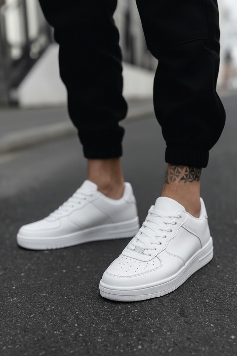 Ανδρικά παπούτσια JEROZ WHITE, Χρώμα: άσπρο, IVET.EU - Εκπτώσεις έως -80%