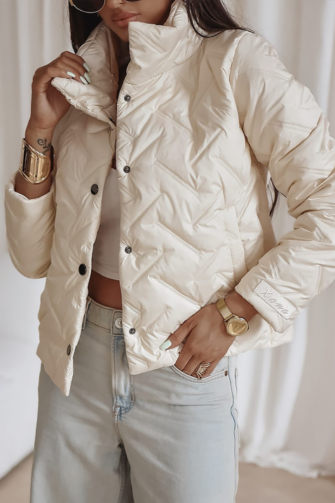 Μπουφάν KRONELZA ECRU, Χρώμα: εκρού, IVET.EU - Εκπτώσεις έως -80%