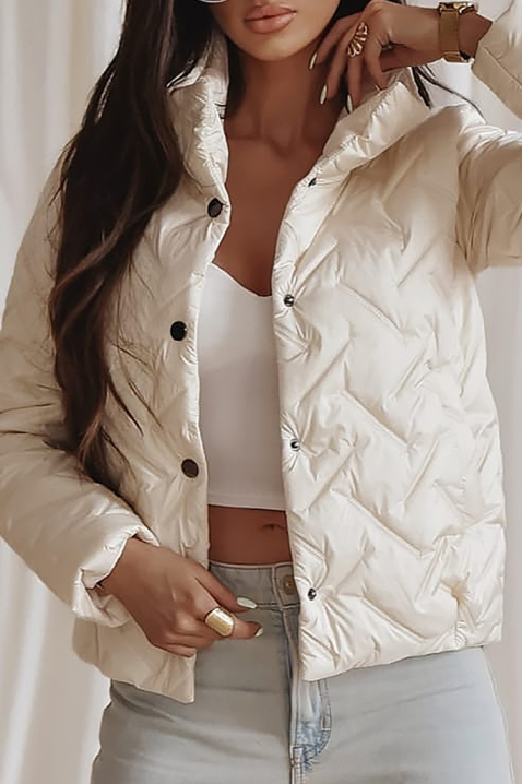 Μπουφάν KRONELZA ECRU, Χρώμα: εκρού, IVET.EU - Εκπτώσεις έως -80%