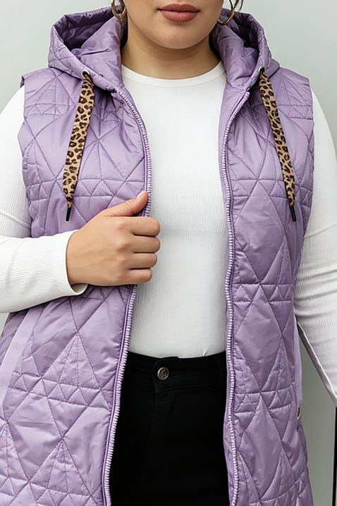 Γιλέκο TIOGELSA LILA, Χρώμα: μωβ, IVET.EU - Εκπτώσεις έως -80%