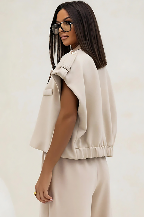 Σακάκι RELINZINA BEIGE, Χρώμα: μπεζ, IVET.EU - Εκπτώσεις έως -80%