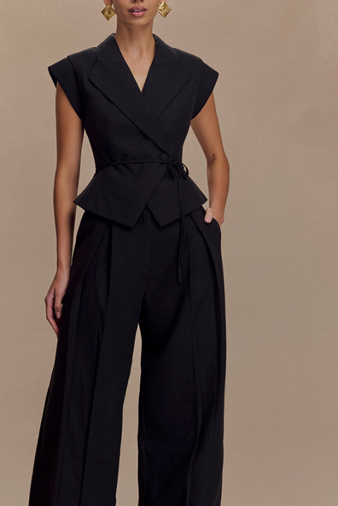 Γιλέκο NARVELZA BLACK, Χρώμα: μαύρο, IVET.EU - Εκπτώσεις έως -80%