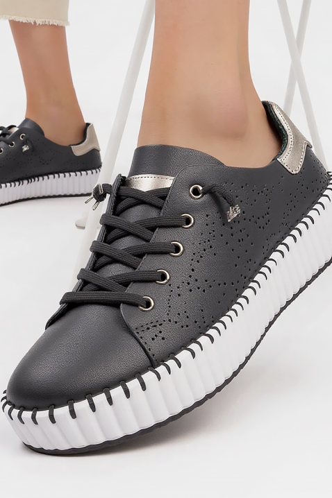 Γυναικεία παπούτσια BLONENDA BLACK, Χρώμα: μαύρο, IVET.EU - Εκπτώσεις έως -80%