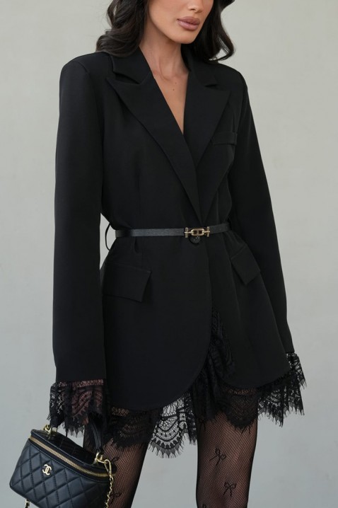 Σακάκι ZRELONDA, Χρώμα: μαύρο, IVET.EU - Εκπτώσεις έως -80%