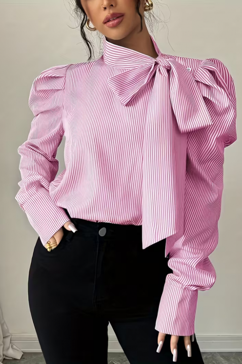 Γυναικείο πουκάμισο ZAROLVA PINK, Χρώμα: ροζ, IVET.EU - Εκπτώσεις έως -80%