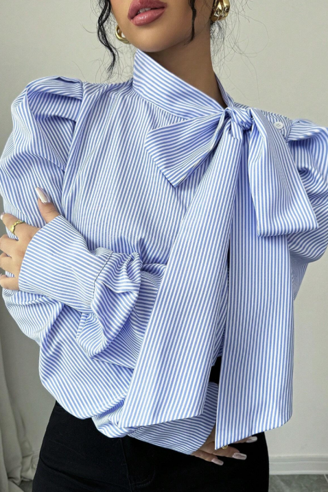 Γυναικείο πουκάμισο ZAROLVA SKY, Χρώμα: Γαλάζιο, IVET.EU - Εκπτώσεις έως -80%