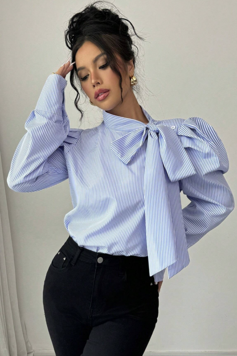 Γυναικείο πουκάμισο ZAROLVA SKY, Χρώμα: Γαλάζιο, IVET.EU - Εκπτώσεις έως -80%