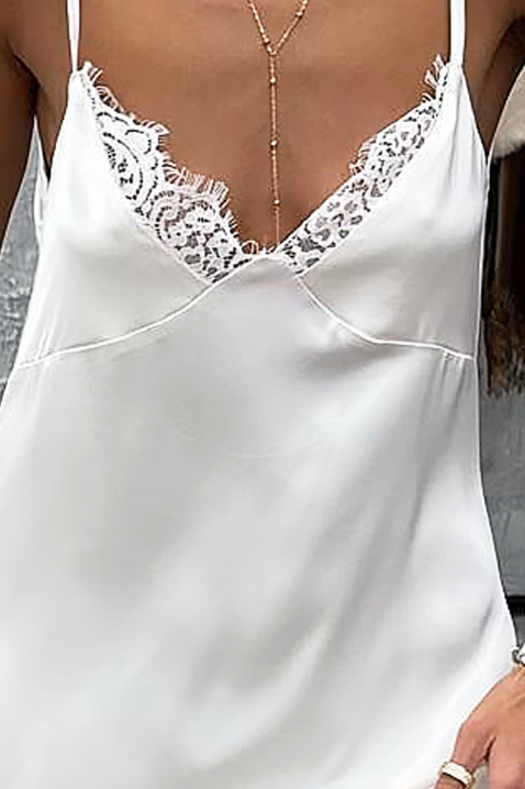 Φόρεμα OPRELJA WHITE, Χρώμα: άσπρο, IVET.EU - Εκπτώσεις έως -80%