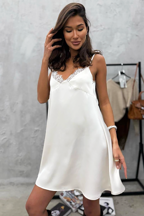 Φόρεμα OPRELJA WHITE, Χρώμα: άσπρο, IVET.EU - Εκπτώσεις έως -80%