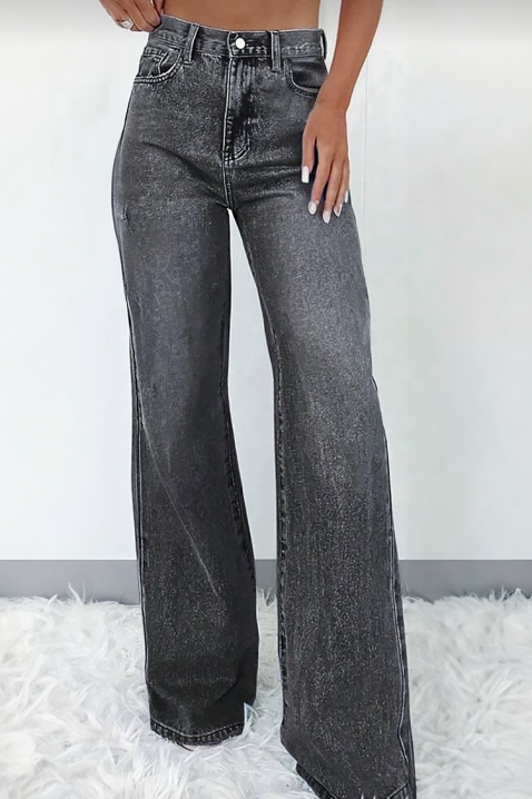 Τζιν JEZANDRA, Χρώμα: γραφίτης, IVET.EU - Εκπτώσεις έως -80%