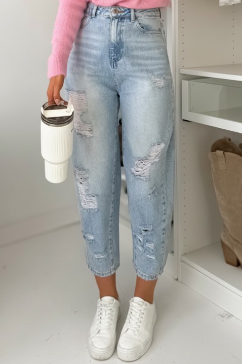 Τζιν LORZELA, Χρώμα: Γαλάζιο, IVET.EU - Εκπτώσεις έως -80%