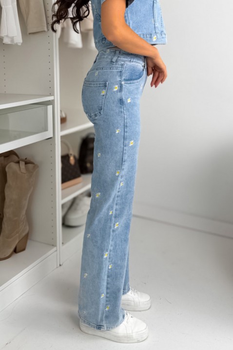 Τζιν ROLKLINDA, Χρώμα: Γαλάζιο, IVET.EU - Εκπτώσεις έως -80%