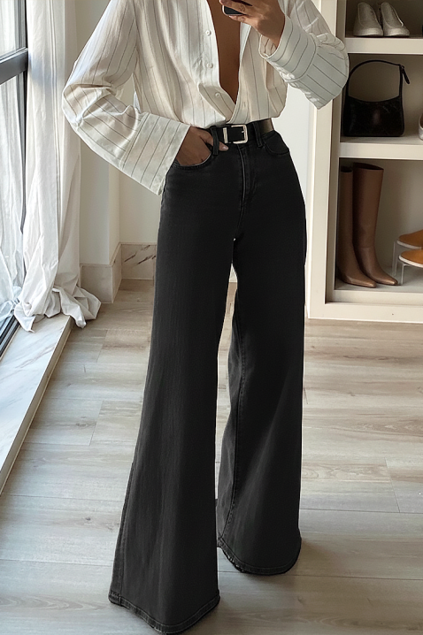 Τζιν MASIMONZA, Χρώμα: μαύρο, IVET.EU - Εκπτώσεις έως -80%