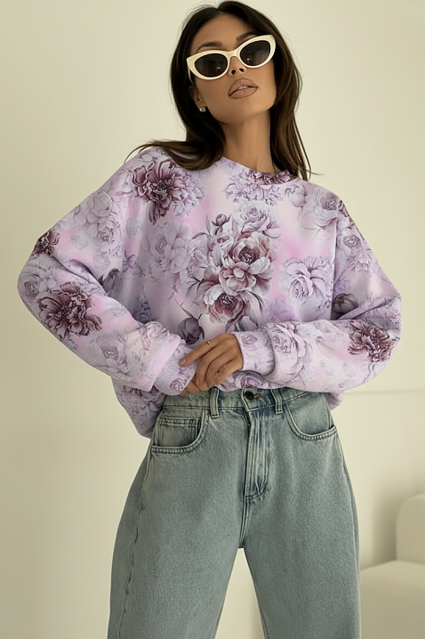 Γυναικεία μπλούζα POPLINDA, Χρώμα: μωβ, IVET.EU - Εκπτώσεις έως -80%